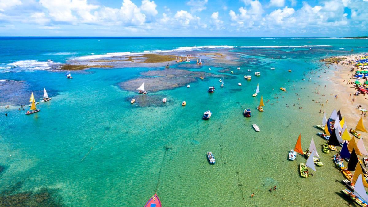 Flat Mar & Sol - Para 6 Pessoas Lägenhet Pôrto das Galinhas Exteriör bild